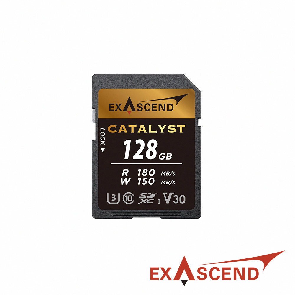 【Exascend】Catalyst V30 超高速SD記憶卡 128GB