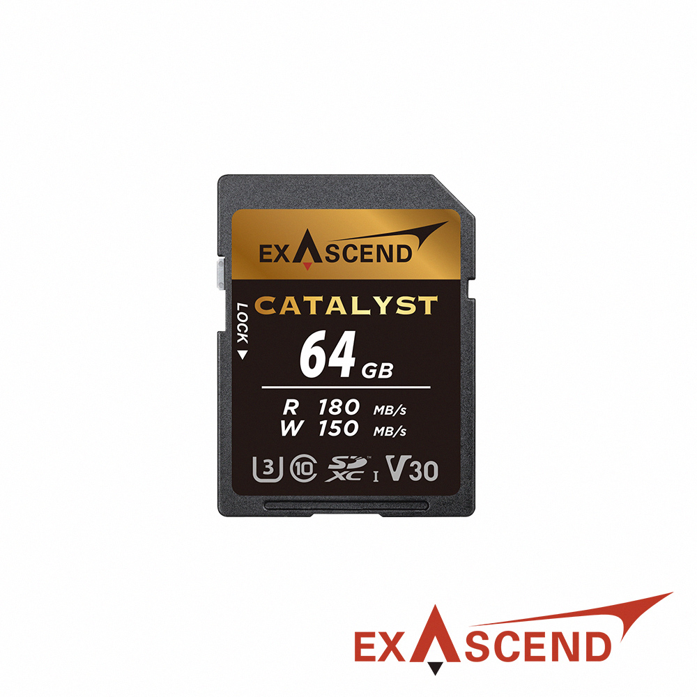 【Exascend】Catalyst V30 超高速SD記憶卡 64GB公司貨