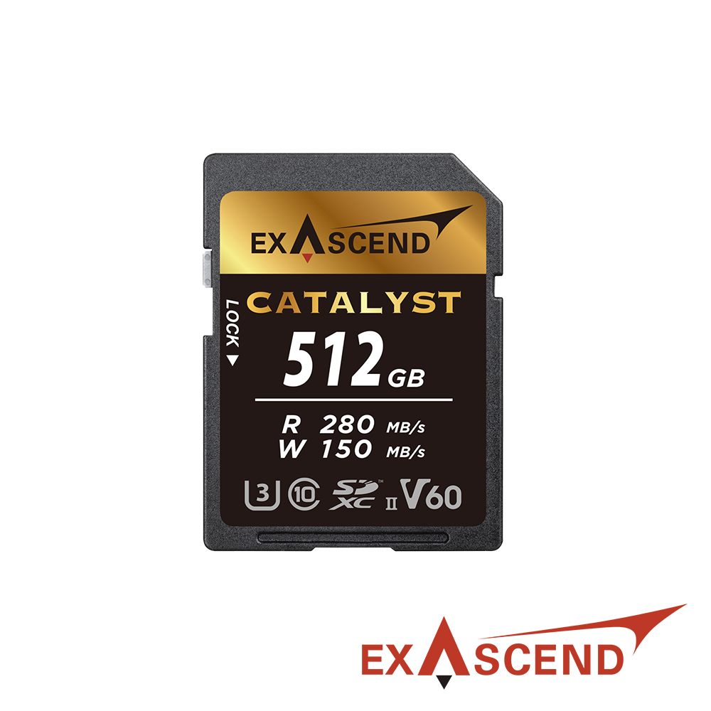 【Exascend】Catalyst V60 超高速SD記憶卡 512GB公司貨