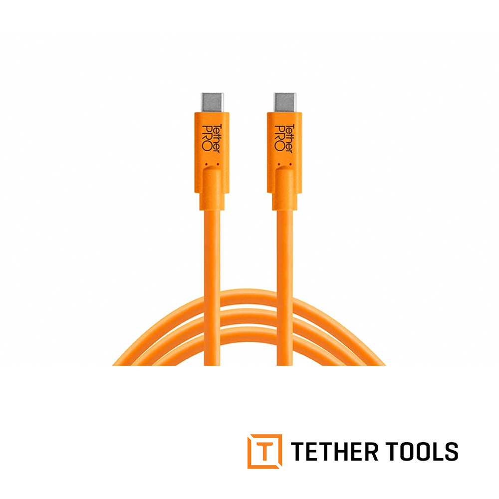 【TETHER TOOLS】 USB-C到USB-C 傳輸線-橘色3m 公司貨 CUC10-ORG