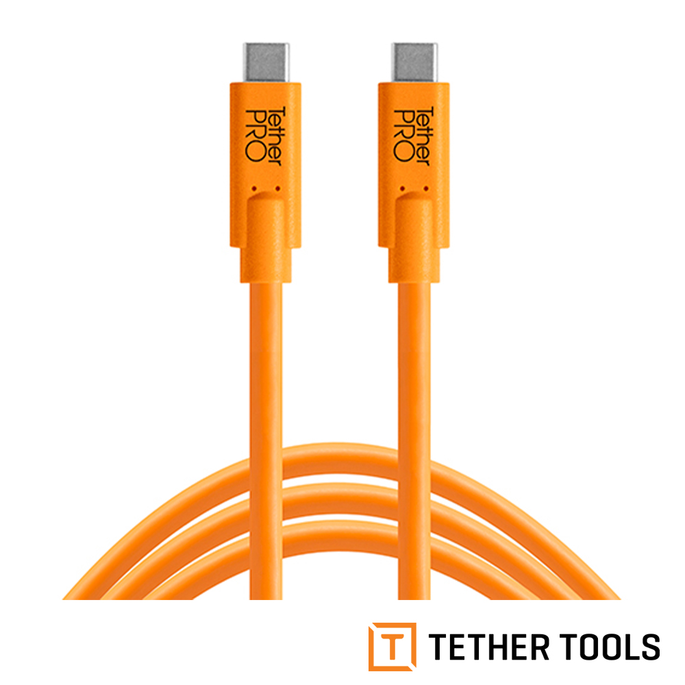 【TETHER TOOLS】USB-C轉USB-C傳輸線 4.6M公司貨  CUC15-ORG