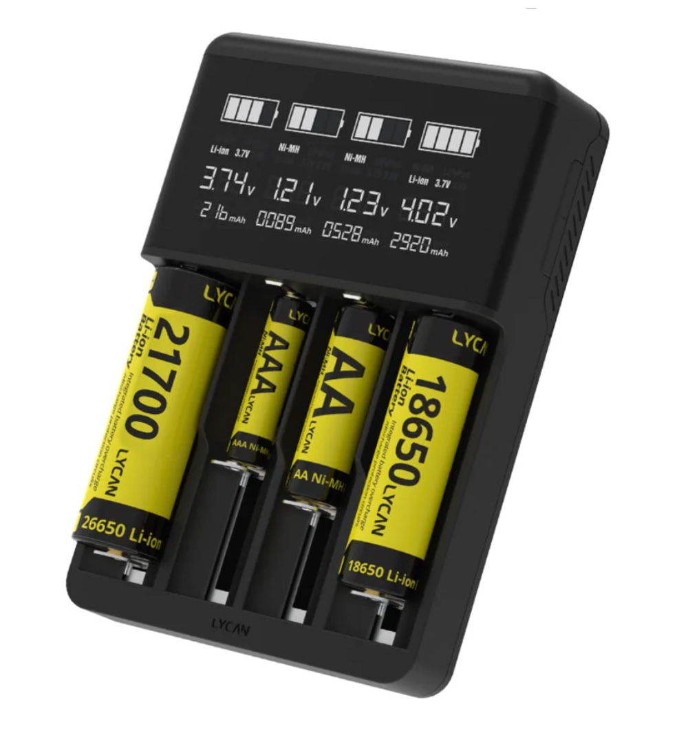 【LYCAN】 L4 Plus電池充電器