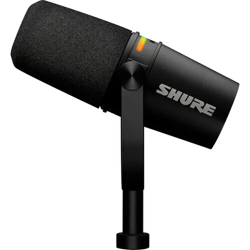 【SHURE】MV7+XLR/USB 二合一  Podcast 動圈式麥克風 黑/白