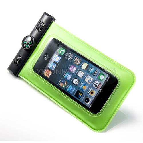 BINGO 5吋手機防水袋含指北針  (綠色)