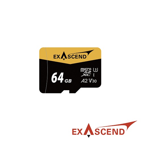 【Exascend】CATALYST microSD V30 64GB 高速記憶卡
