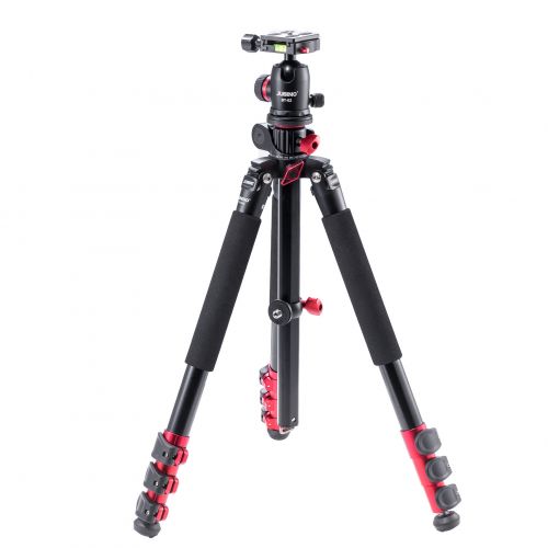 Jusino TG-284E+BT-02 四節多角度橫抽腳架