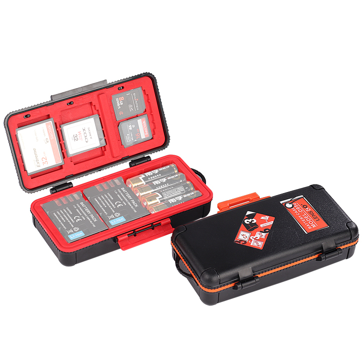 LENSGO 三電池記憶卡保護盒(手提箱型)