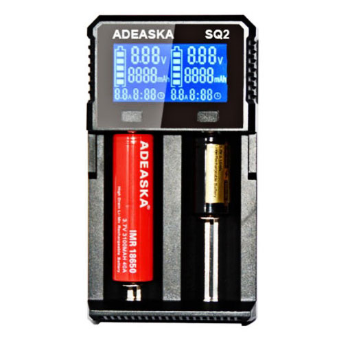 ADEASKA 全規格 智能檢測快速充電器(2槽)