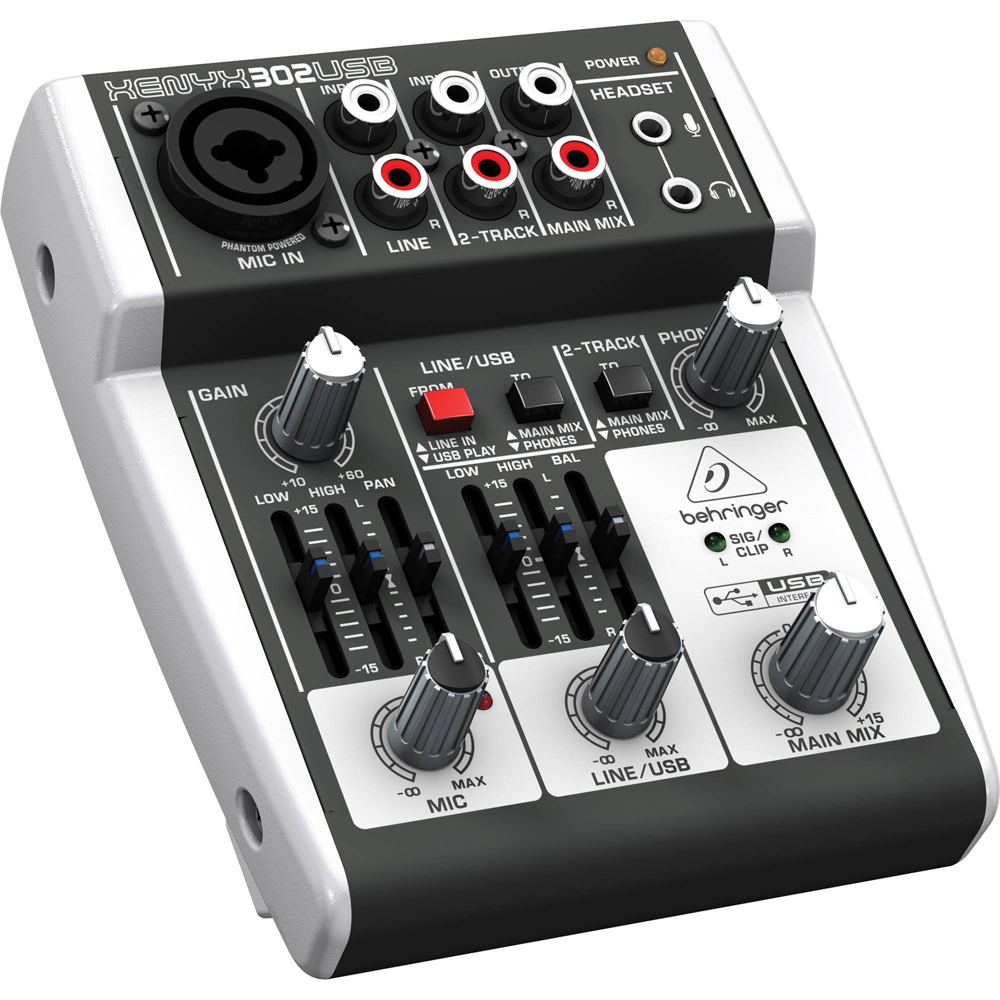 Behringer XENYX 302USB 迷你混音器 楔石攝影怪兵器