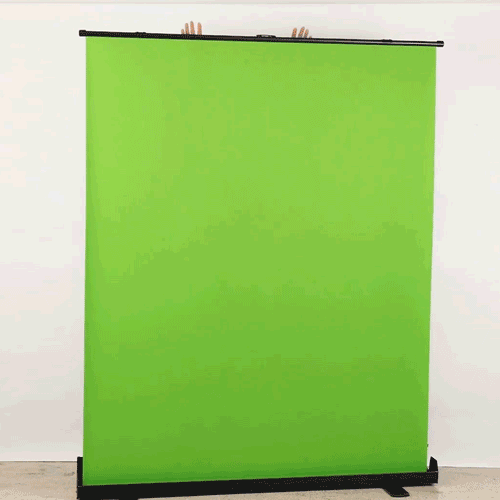 Keystone 地拉式 去背綠幕 (寬1.5米X 高2米)