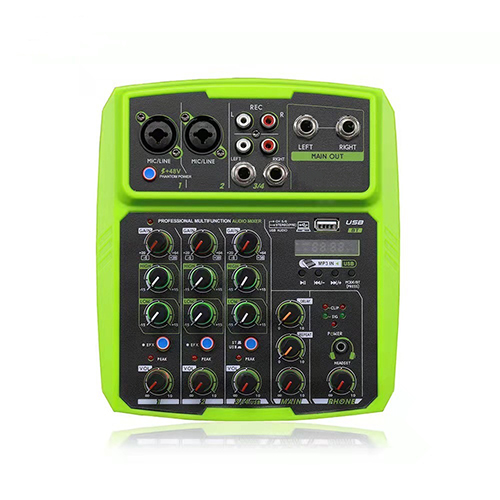 Keystone B4 小型混音器/錄音介面(綠色)