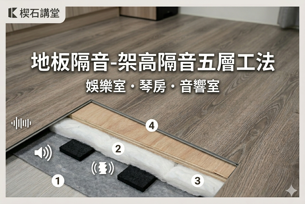地板隔音工法實例