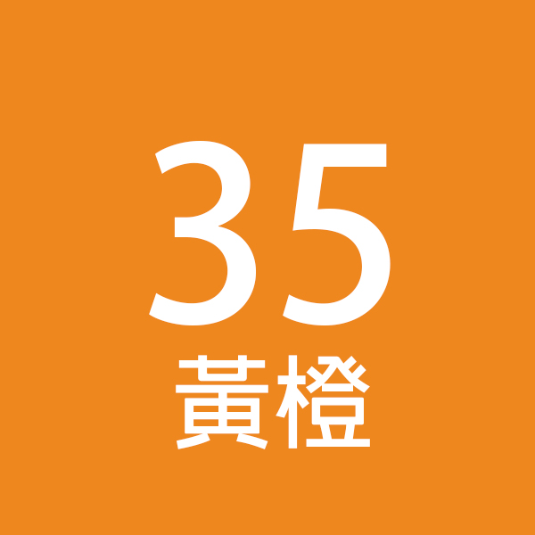 CL專業無縫攝影背景紙 2.72x11m (35黃橙)