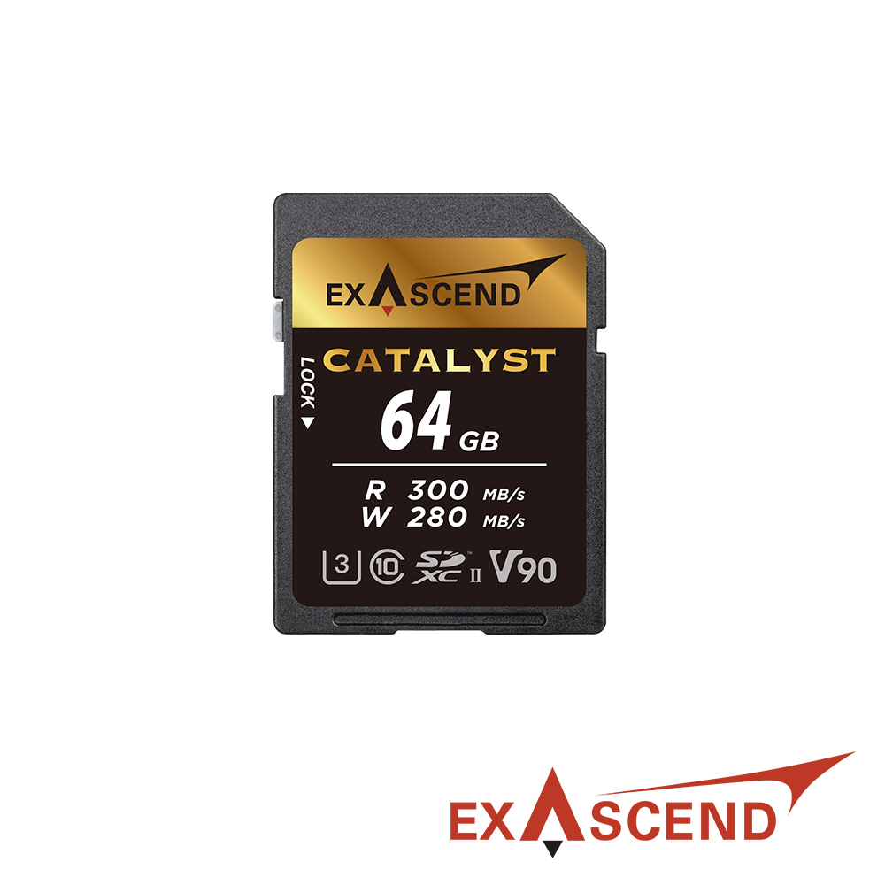 【Exascend】Catalyst V90 超高速SD記憶卡 64GB公司貨