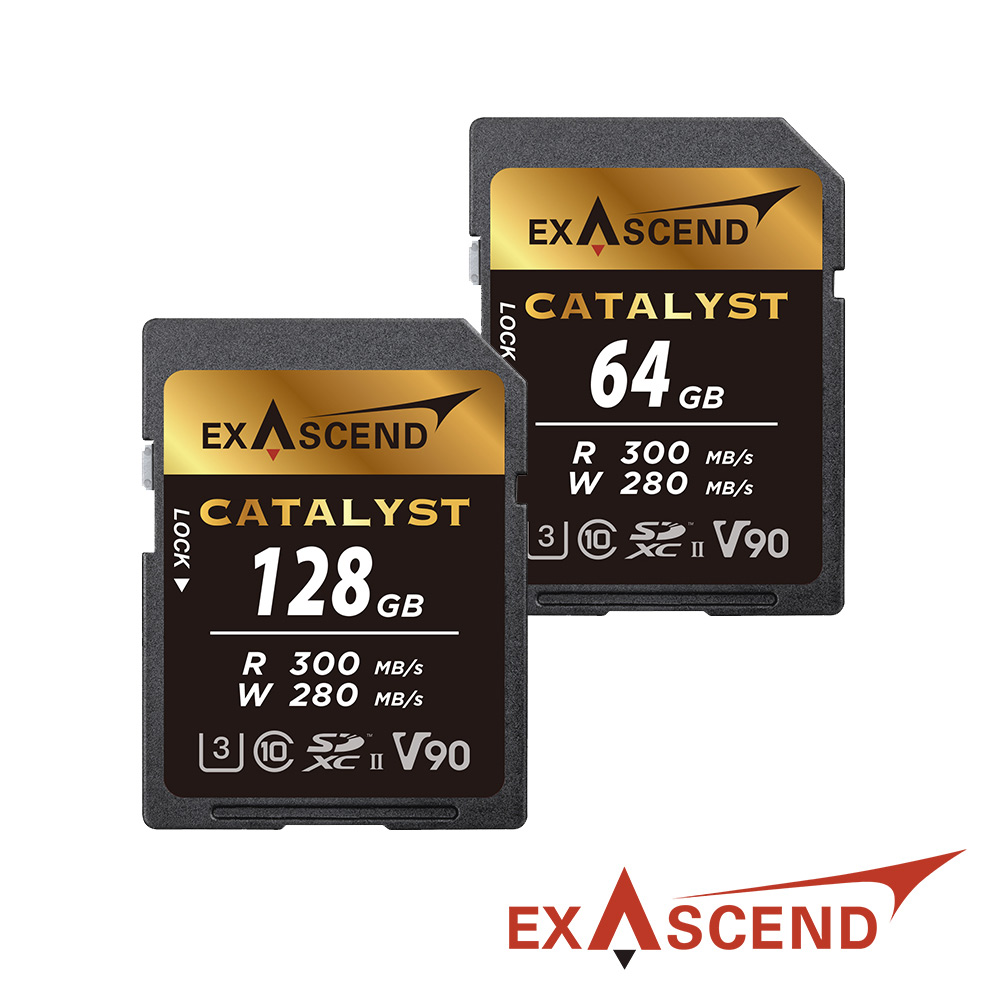 【Exascend】Catalyst V90 超高速SD記憶卡 128GB公司貨