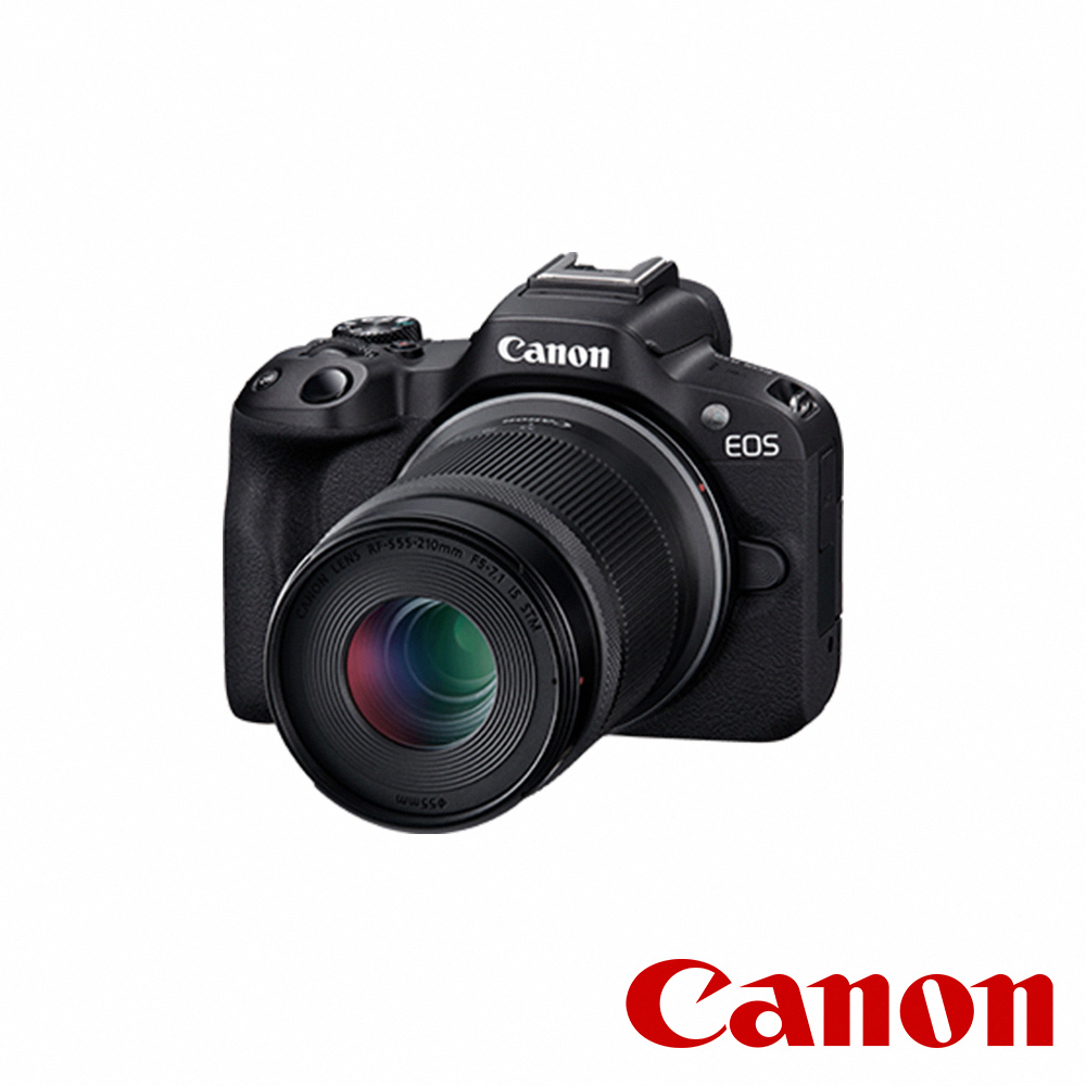 【CANON】EOS R50超輕巧VLOG無反光鏡相機 雙鏡組 黑色