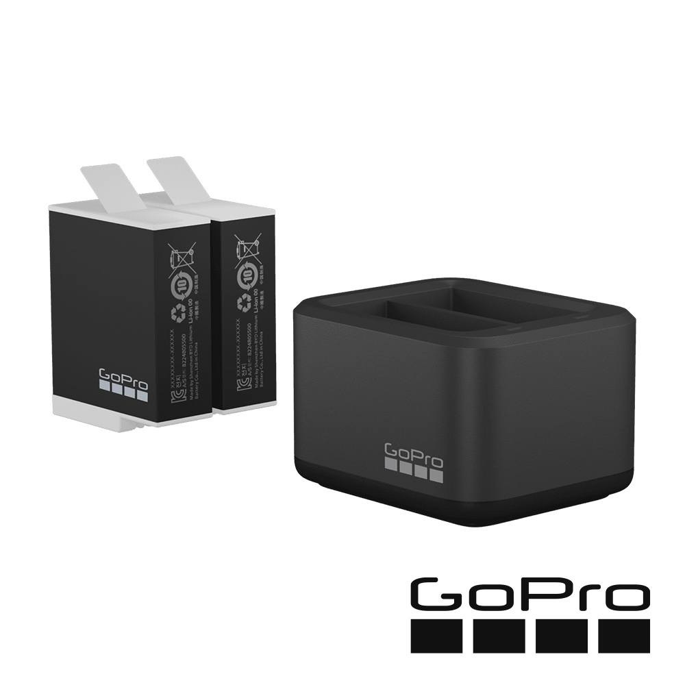 【GoPro】HERO 9/10/11 雙充+ENDURO 高續航電池組 ADDBD-211-AS  公司貨