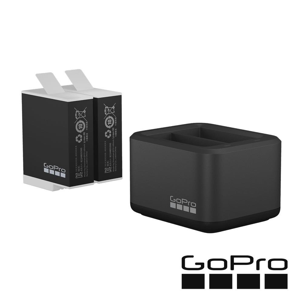 【GoPro】HERO 9/10/11 雙充+ENDURO 高續航電池組 ADDBD-211-AS 公司貨