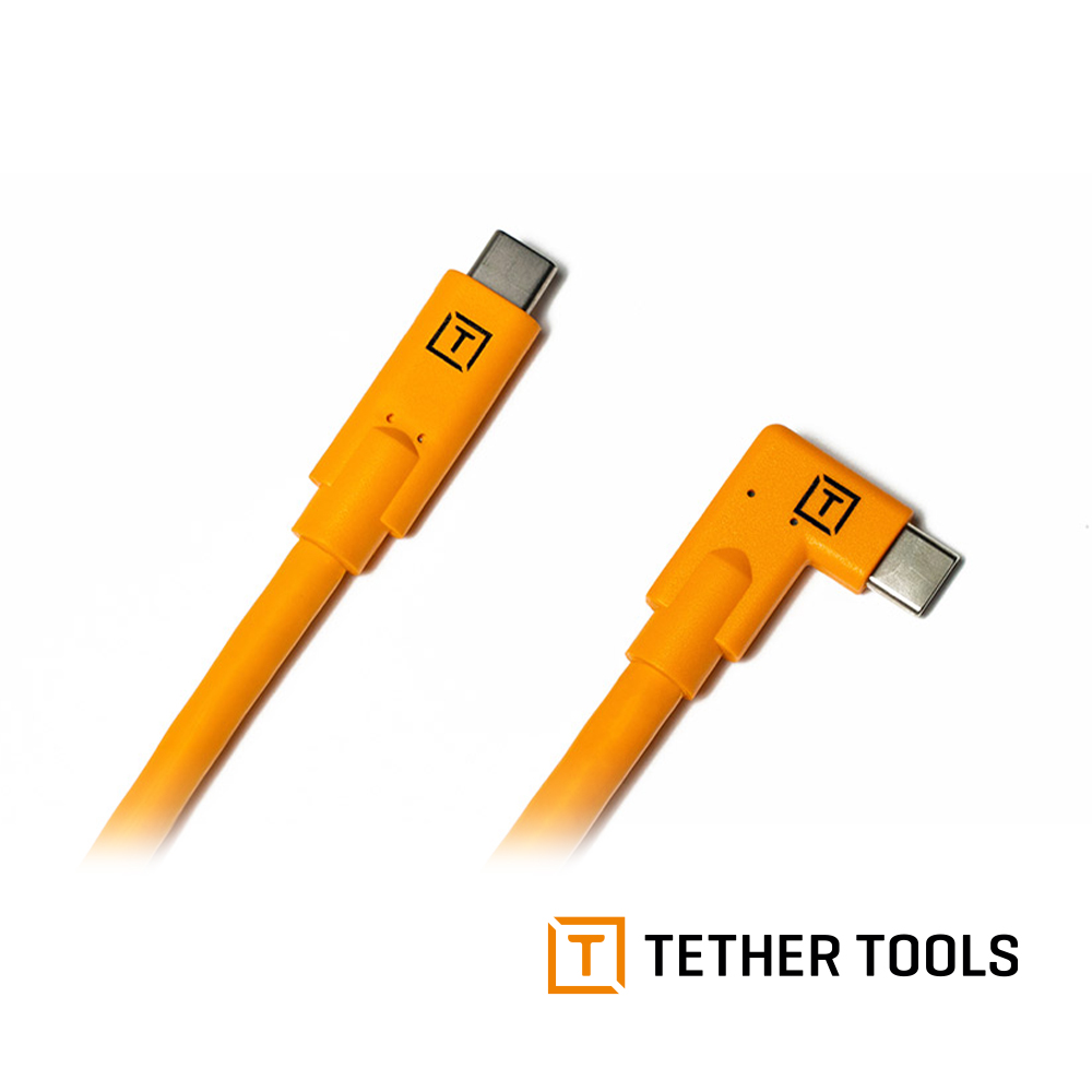 【TETHER TOOLS】USB-C轉USB-C 直角傳輸線 公司貨 CUC15RT