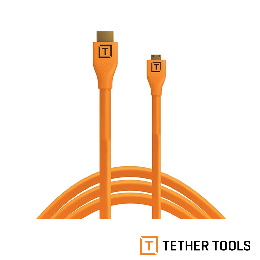 【TETHER TOOLS】HDMI Micro轉HDMI 2.0 傳輸線4.6m 公司貨  H2D15-ORG