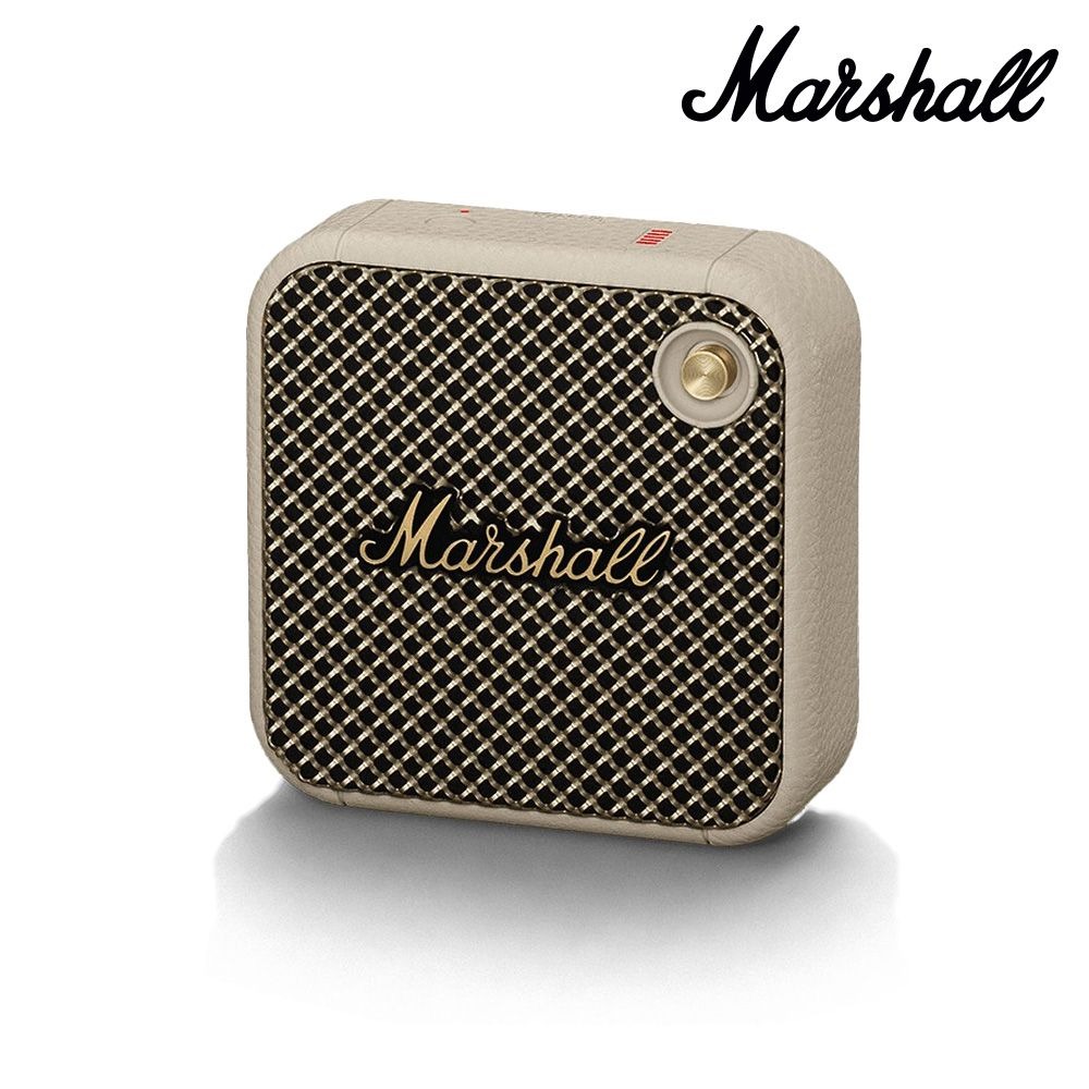 【Marshall】Willen 攜帶式藍牙喇叭 奶油白