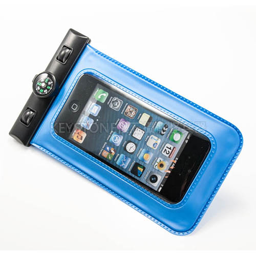 BINGO 5吋手機防水袋含指北針  (藍色)