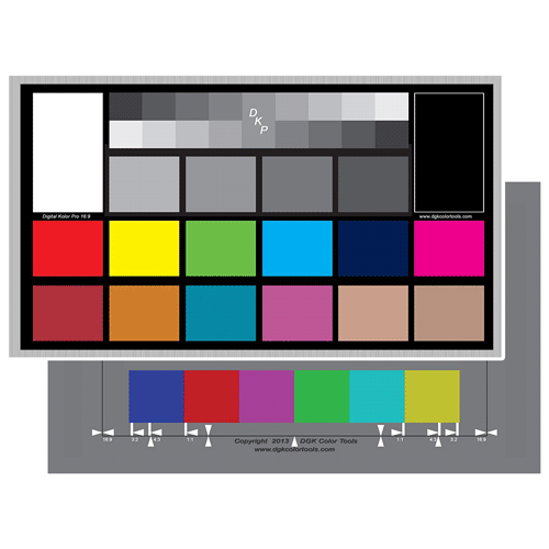 DGK Color Tools Pro 16:9 視訊校色卡(2片裝)