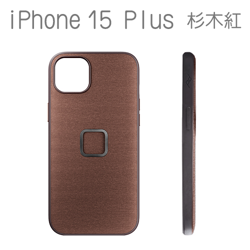 PEAK DESIGN iPhone 15 Plus 易快扣手機殼 (杉木紅)