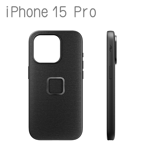 PEAK DESIGN iPhone 15 Pro 易快扣手機殼 (炭燒灰)