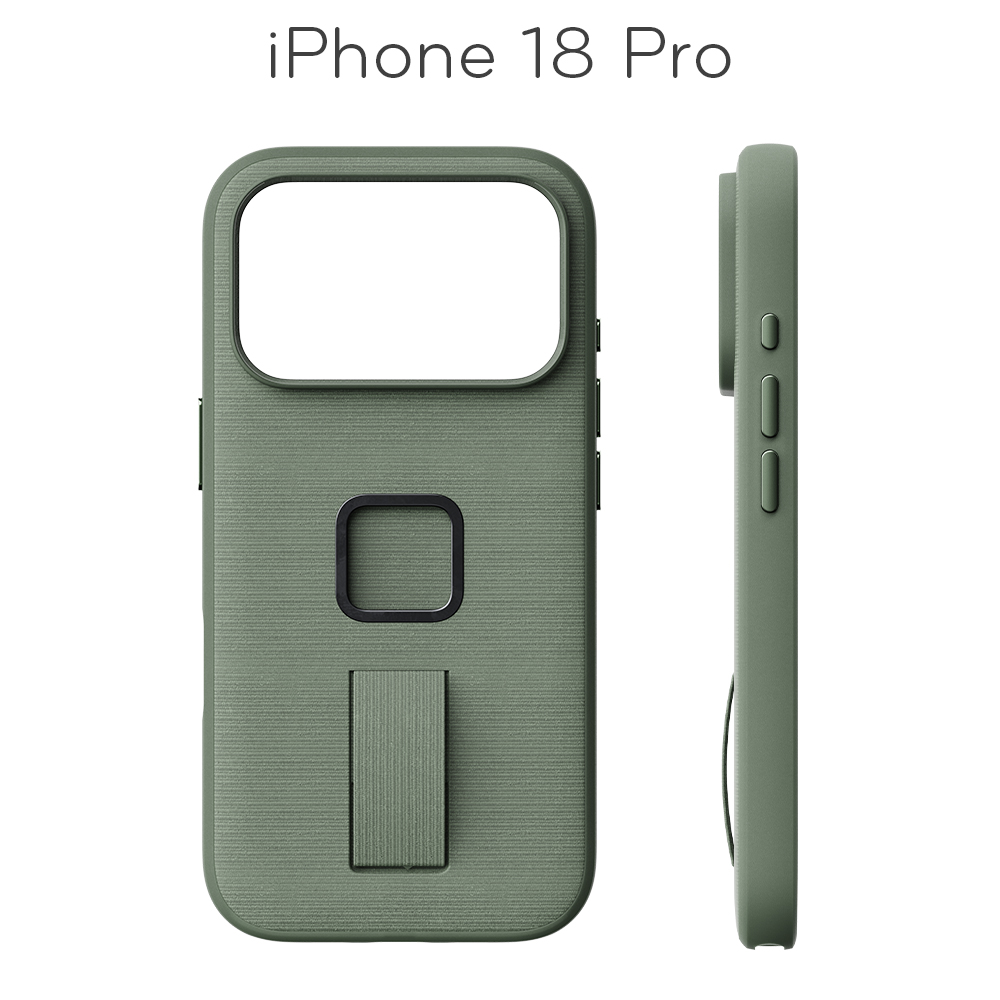 PEAK DESIGN iPhone 18 Pro 易快扣手機殼附指環帶 (鼠尾草綠)