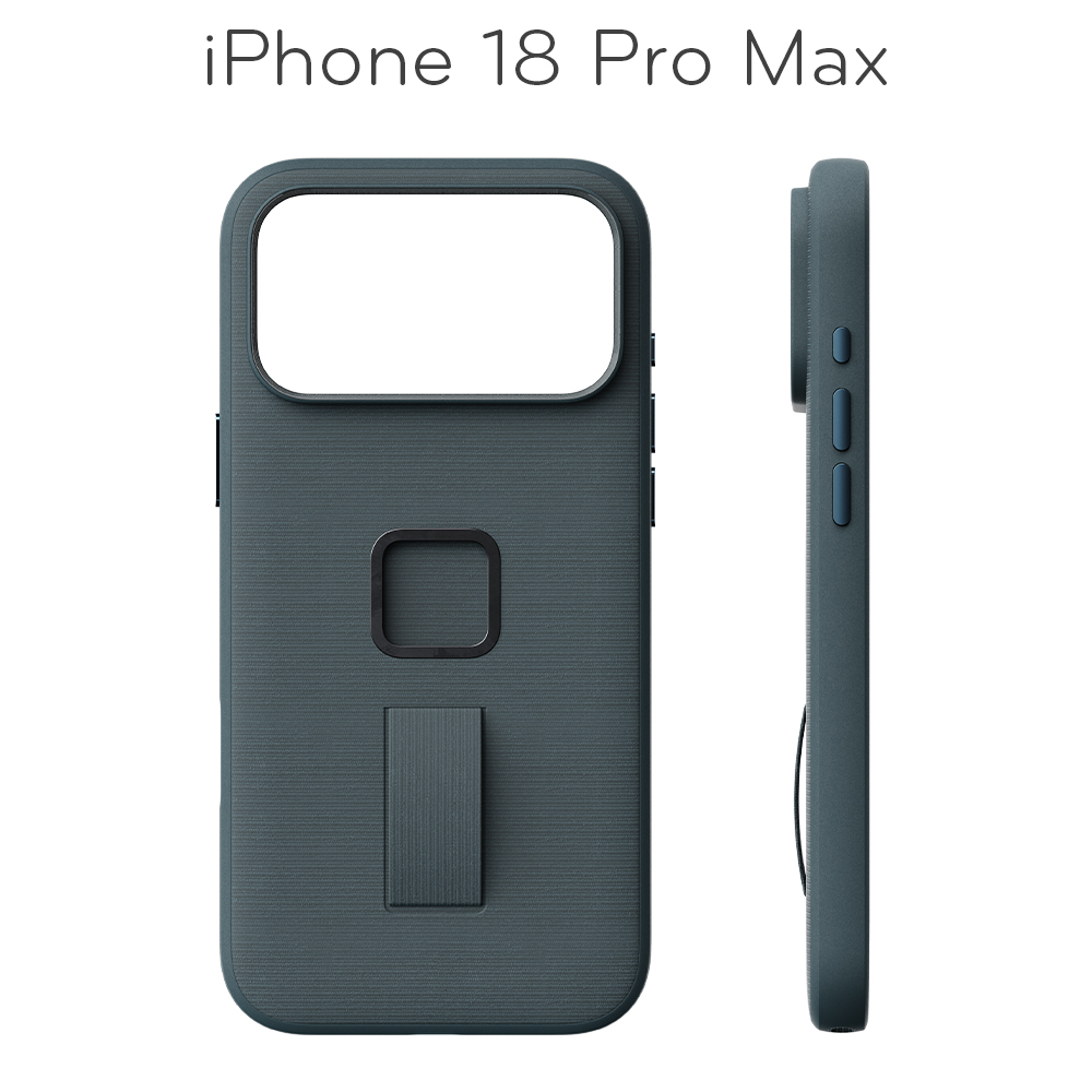 PEAK DESIGN iPhone 18 Pro Max 易快扣手機殼附指環帶 (玄武藍)