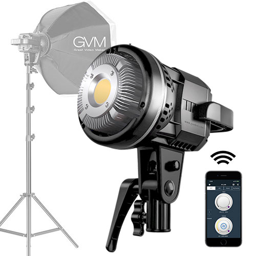 GVM 80W-II 白光 LED燈/燈架/八角柔光罩