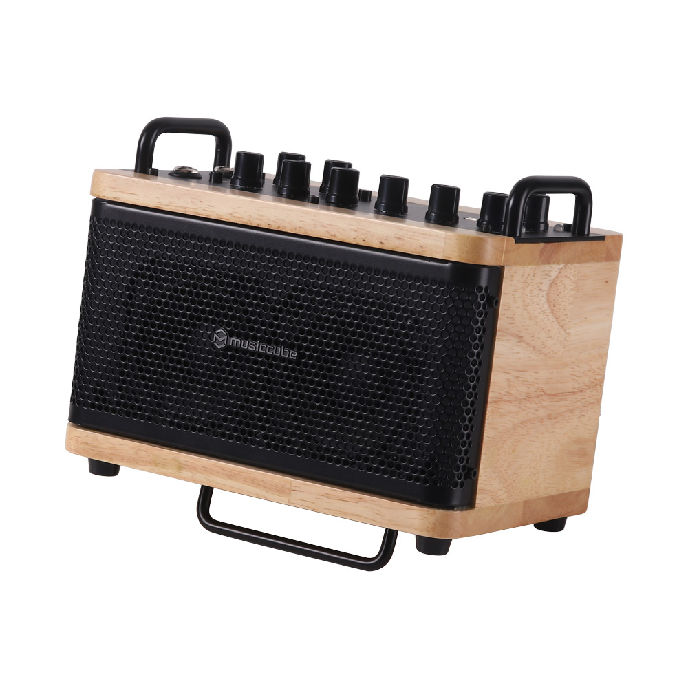 Musiccube Tiny Box D2 多功能原木樂器音箱(淺木紋)