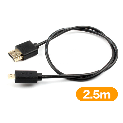 HDMI-MICRO超細 4K連接線 2.5m