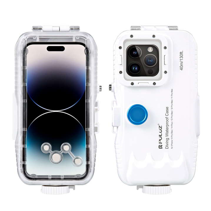 Puluz 40米 真空潛水殼 for iPhone 11-15 plus/pro Max