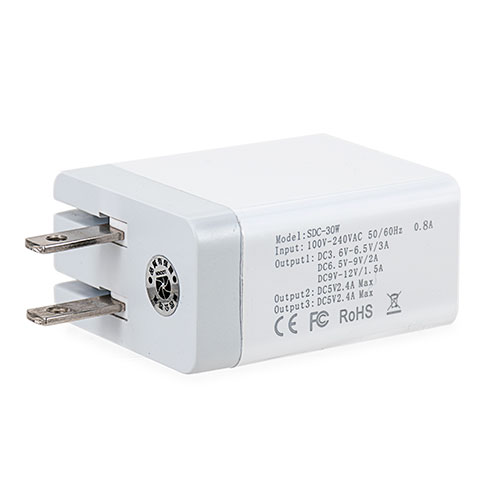 DPL 3A 大電流USB 高速充電器(3槽)