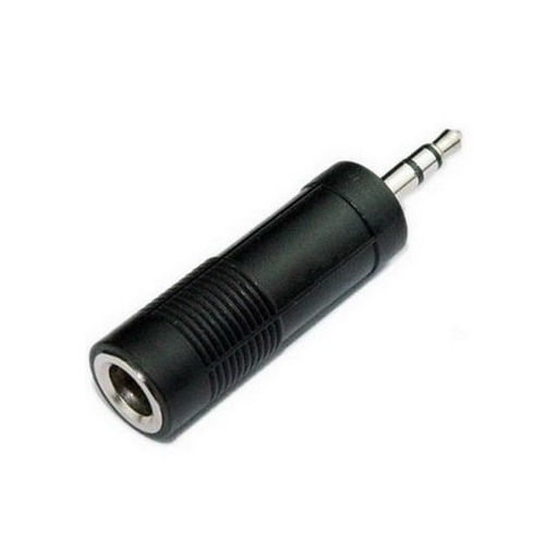 Keystone 6.35mm母轉3.5mm公 轉接頭(3芯)