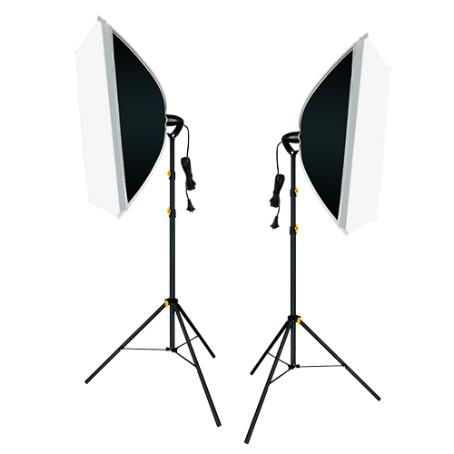 LINCO 50X70cm 柔光無影罩雙燈組(130W)