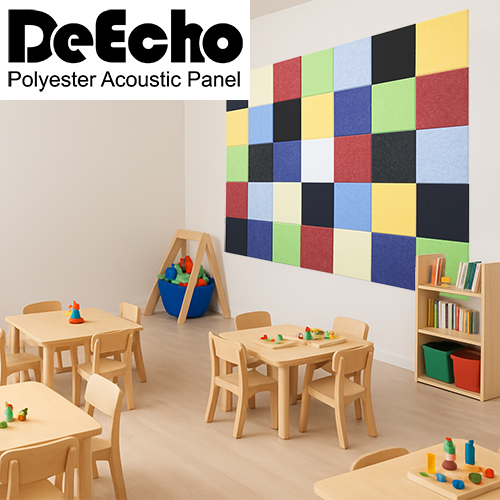 DeEcho 靜音藝術牆貼-彩虹方格35