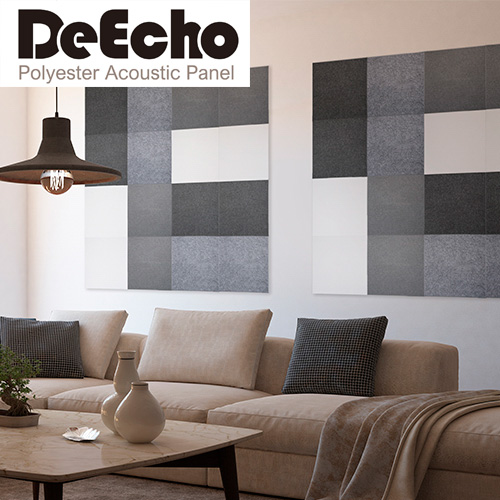 KEYSTONE DeEcho 吸音板30X30cm 64片裝-黑白漸層配色