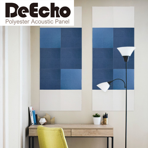 KEYSTONE DeEcho 吸音板30X30cm 48片配色套裝-白藍天