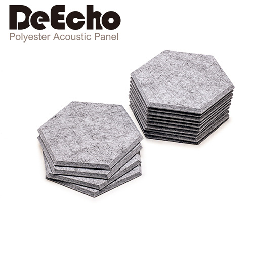 KEYSTONE 六角形DeEcho 吸音板20片裝-003銀灰