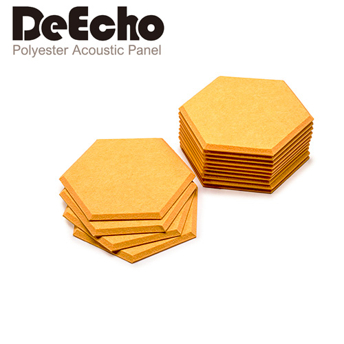 KEYSTONE 六角形DeEcho 吸音板20片裝-004橙黃