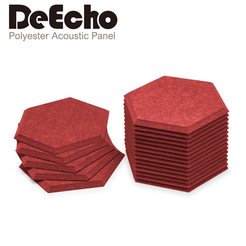 KEYSTONE 六角形DeEcho 吸音板20片裝-024紫紅