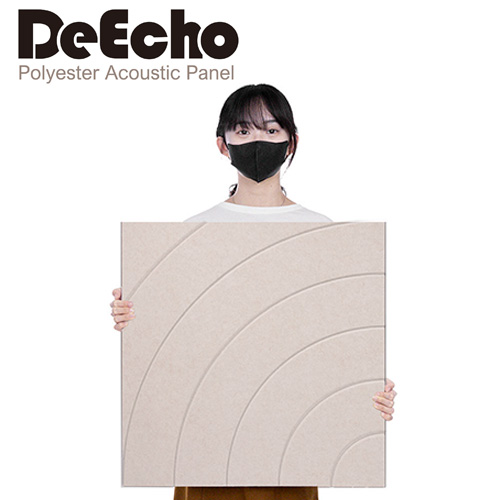 KEYSTONE DeEcho 吸音板 60X60cm16片裝-V槽同心/001淺駝