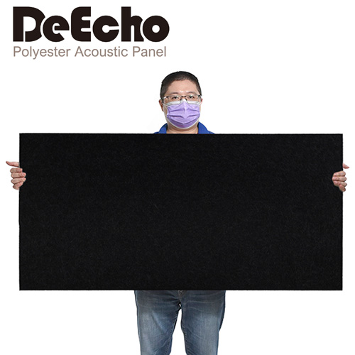 DeEcho 吸音板 120X60cm 8片裝-010黑色