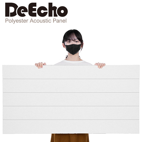 DeEcho 吸音板 120X60cm 8片裝-V槽直線/007自然白