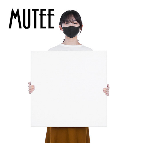 MUTEE 吸隔音板60X60cm 8片裝-白色/倒角