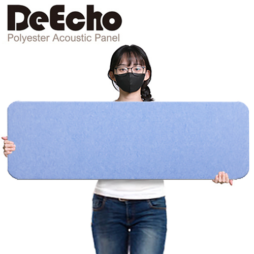 DeEcho 40*120 圓角吸音板(15mm淺藍)
