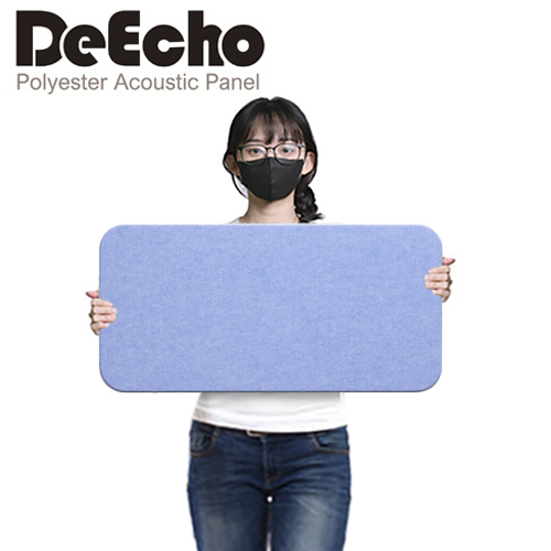 DeEcho 40*80 圓角吸音板(15mm淺藍)